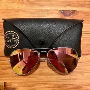 Ray an Pink and Silver Aviator Flash